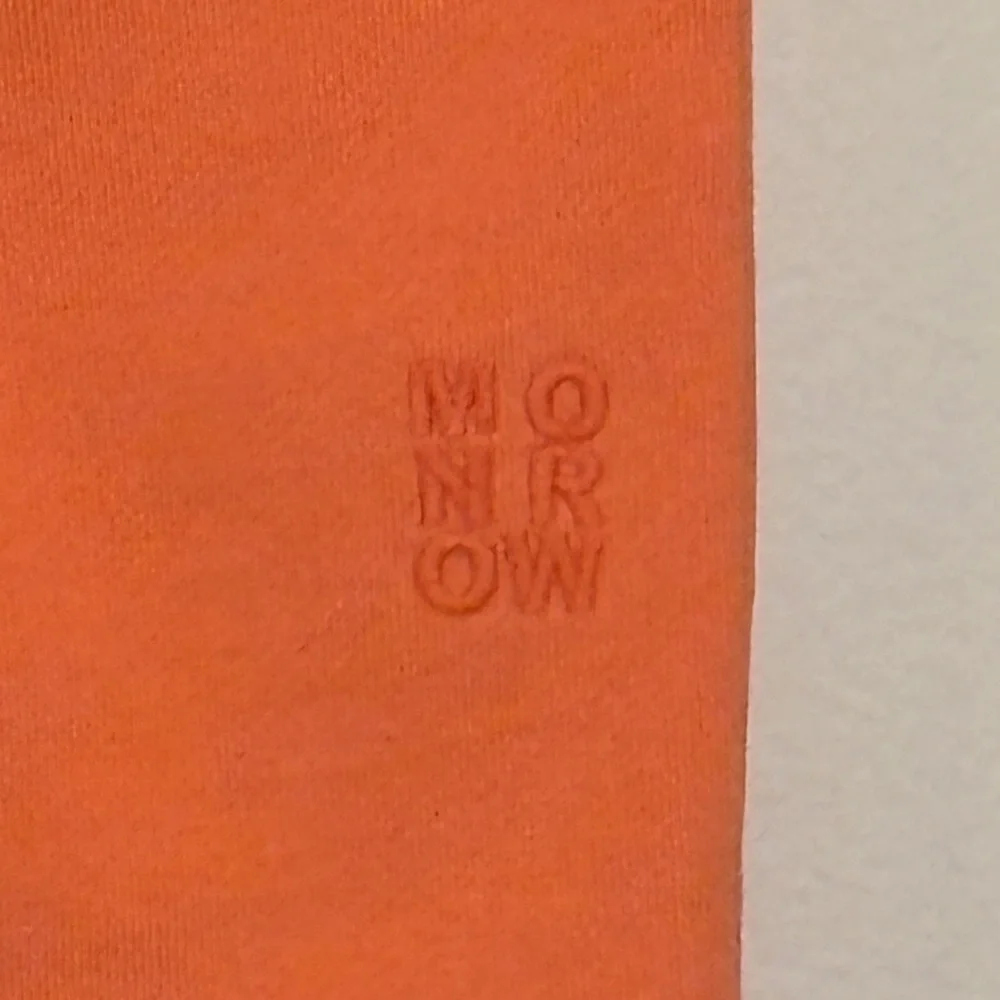 Monrow Vibrant Orange Eco-Friendly Jogger Sweatpants